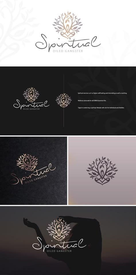 Spiritual - wellness coaching brand on Behance Spiritual Business Logo, Spiritual Coach Website, Spiritual Logo Design Inspiration, Wellness Design Graphic, Spiritual Coach Branding, Holistic Logo Design, Wellness Coach Logo, Spiritual Logo Design, Health Coach Logo