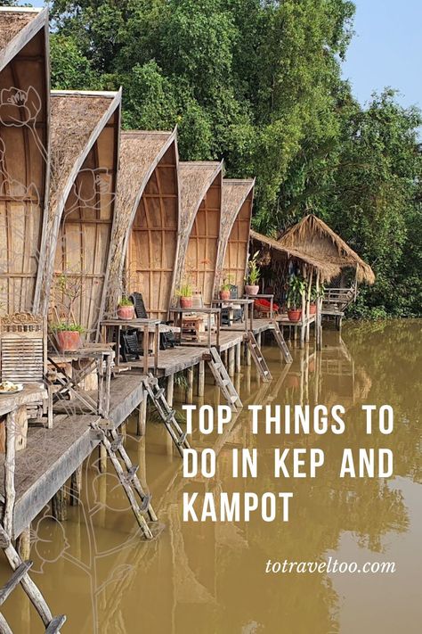 Kep Cambodia, Kampot Cambodia, Travelling Ideas, Khmer Culture, Asia Trip, Cambodia Travel, Kampot, French Colonial, Singapore Malaysia