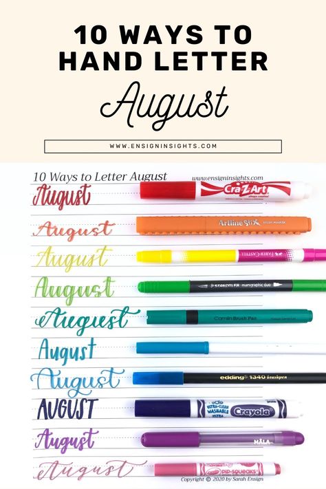 August Hand Lettering: 10 Unique Styles to Engage in Learning - Ensign Insights Learning Hand Lettering, Practice Lettering, How To Write August In Calligraphy, Connecting Letters Hand Lettering, Hand Lettering Practice Sheets Free, August Quotes, Hand Lettering For Beginners, Learn Hand Lettering, Hand Lettering Worksheet