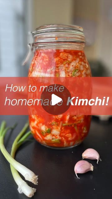 🍃J.R. Organics Farm🍃 on Instagram: "Check out this easy, delicious kimchi recipe from @drjoshlevitt 

“My very own, homemade Kimchi recipe! I love making this at home, and I hope you will too! Here's how to make it:

Ingredients:
- One medium Napa cabbage
- One medium daikon radish
- One bunch green onions
- 4 Tablespoons salt (don’t worry, most of it gets washed off)
- 1/3 cup Korean red pepper flakes
- One head Garlic (7-10 cloves)
- One thumb Ginger
- One teaspoon sugar
- 1/4 cup water
Equipment:
- Very Clean Cutting board
- Very Clean Chefs Knife
- Very Clean Mixing Bowl
- Very Clean Jar
- Latex or nitrile gloves
- Cheesecloth or paper towel
- Rubber Band

Instructions:
- Wash hands and all equipment with hot soapy water.
- Rinse cabbage and slice into quarters lengthwise.
- Cut the Red Cabbage Kimchi Recipe, Homemade Kimchi, Csa Farm, Red Pepper Paste, Daikon Radish, Chefs Knife, Kimchi Recipe, Nitrile Gloves, Napa Cabbage