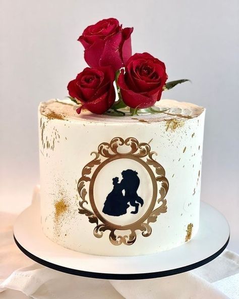 Beauty And The Best Cake, Belle Birthday Party Cake, Disney Cakes For Adults, Beauty And The Beast Crafts, Beauty And The Beast Wedding Cake, Beauty And The Beast Cake Birthdays, Beauty And The Beast Cake, Beauty And The Beast Wedding Theme, Disney Sweets