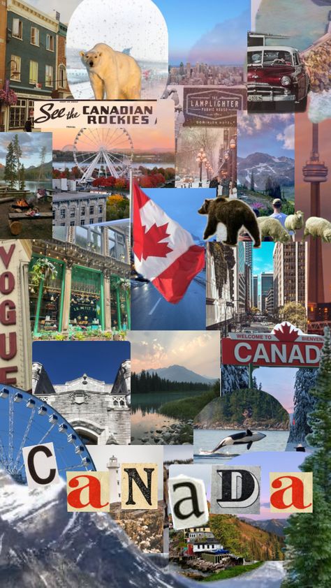 #canada #aestethic Top Places To Travel, Moving To Canada, Travel Inspiration Destinations, Canadian Rockies, Vancouver Canada, Travel Goals, Ottawa, Dream Vacations, Montreal