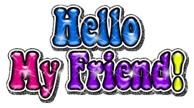 Multicolor gif with sparkles:  Hello, My Friend! My Friend Quotes, Gif Hello, Hello Pictures, Beautiful Friend Quotes, Hello Quotes, Birthday Message For Friend, Hello My Friend, Hello Gif, Hello How Are You