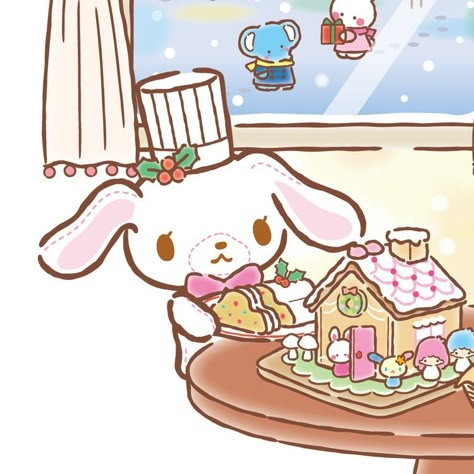 Christmas Sanrio Matching Pfp, Sanrio Christmas Pfp Matching, Sanrio Winter, Icons Sanrio, Christmas Sanrio, Christmas Profile Pictures, Pfp Christmas, Sanrio Christmas, Sugar Bunnies