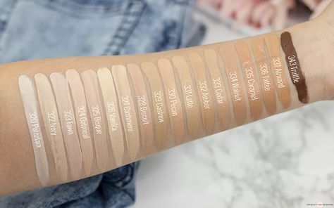 Loreal Infallible Concealer, Loreal Concealer, Infallible Concealer, Concealer Swatches, Loreal Infallible, Makeup Swatches, Concealer, Cuff Bracelets, Gold Bracelet