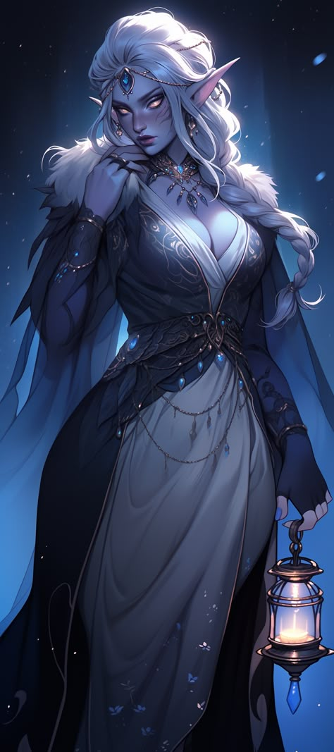 Queen Elf Art, Drow Queen Art, Night Elf Priestess, Queen Of Air And Darkness Dnd, Moon Priestess Art, Lolth Dnd, Dnd High Elf Female, Drow Female Art, Moon Elf Female Dnd