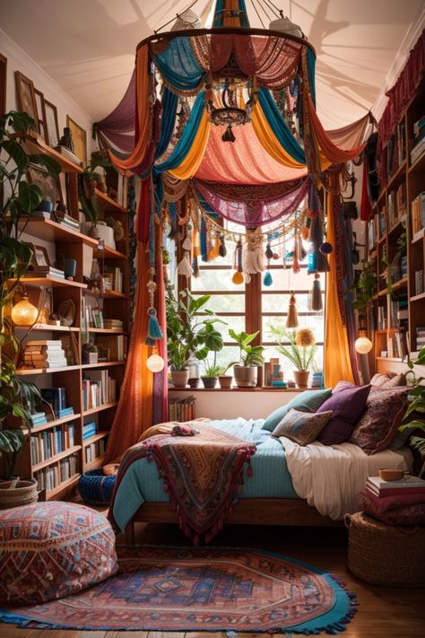 An Amazing bedroom with green plants dimmed lights and a cozy bed for you to chill in. Bedroom decor, bedroom wallpaper, bedroom aesthetic, bedroom design, bedroom decor ideas, bedroom furniture bedroom ideas for small rooms, bedroom wallpaper ideas, bedroom ideas aesthetic, bedroom inspirations, bedroom decorating ideas, home decor aesthetics, home decorating ideas, home decor bedroom home decor ideas bedroom, home decoration ideas, home decor idea, home decor tips, decor, decoration Bedroom With Books, Wallpaper Bedroom Aesthetic, Aesthetic Bedroom Design, Bedroom Wallpaper Ideas, Bedroom Ideas For Small Rooms, Bedroom Ideas Aesthetic, Boho Style Bedroom, Small Bedrooms, Bedroom Orange