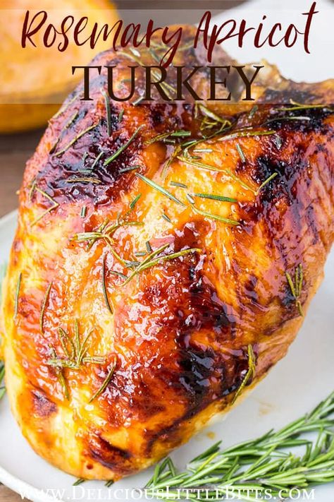 Glaze For Turkey, Rosemary Turkey, Turkey Glaze Recipes, Glazed Turkey, Apricot Glaze, Apricot Recipes, Heart Diet, Turkey Pot, Turkey Salad