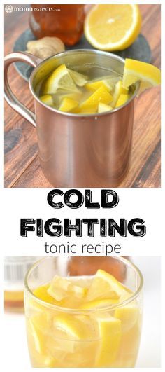 Try my grandma's recipe to help you fight a cold. You only need 5 ingredients and if you start drinking it as soon as you start getting sick, it will help you kick that cold in the butt. Tonic Recipe, Cold And Cough Remedies, Cold Sores Remedies, Natural Sleep Remedies, Natural Cold Remedies, Cold Home Remedies, Natural Cough Remedies, Cough Remedies, Cold Remedies