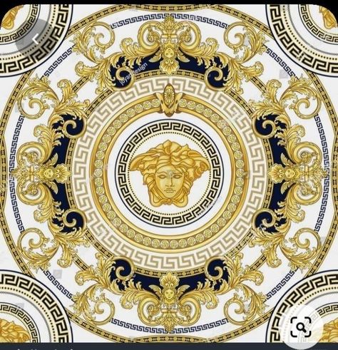 Versace Background, Christus Tattoo, Fashion Canvas Art, Versace Pattern, Versace Wallpaper, Tupac Art, Frame Wall Collage, Baroque Decor, Love Is Comic