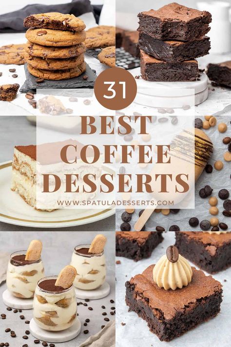 Coffee Recipes Baking, Desserts With Espresso, Coffee Bar Recipes Desserts, Coffee And Pastry Food Truck, Desserts To Go With Coffee, Desserts That Go With Coffee, Coffee Dessert Cups, Mini Coffee Desserts, Coffee Flavor Desserts