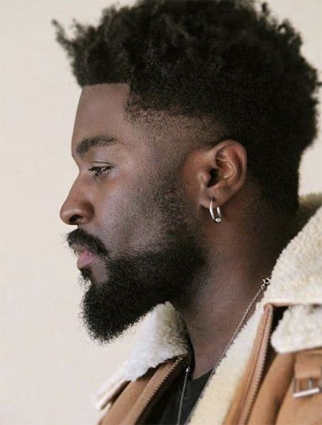 20 Coolest Fade Haircuts for Black Men in 2021 - The Trend Spotter Harry Samba, High Top Fade Haircut, Top Fade Haircut, Temp Fade Haircut, Senses Gift, Afro Fade, Mens Medium Length Hairstyles, Mens Hairstyles Fade, King's Crown