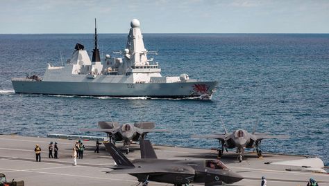 UK Defence Journal Type 45 Destroyer, British Aircraft Carrier, Hms Queen Elizabeth, Carrier Strike Group, F 35 Lightning Ii, Fly Navy, Nuclear Submarine, Cruise Missile, British Aircraft