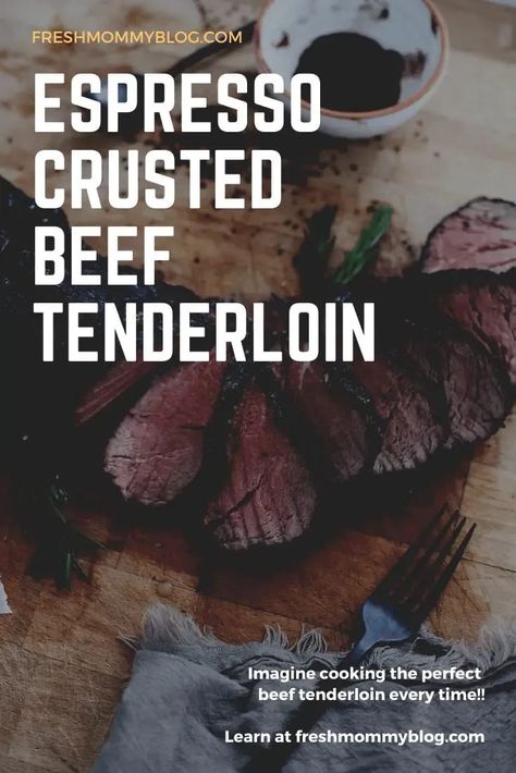 Imagine cooking the perfect Beef Tenderloin every time! Don’t miss this Espresso Crusted Chateaubriand Recipe + Tutorial for a deliciously tender steak every time + the best espresso steak rub. Coffee Steak Rub, Chateaubriand Recipe, Crusted Beef Tenderloin, Perfect Beef Tenderloin, Filet Mignon Roast, Coffee Rubbed Steak, Beef Tenderloin Recipe, Steak Rub, Roast Chicken And Gravy