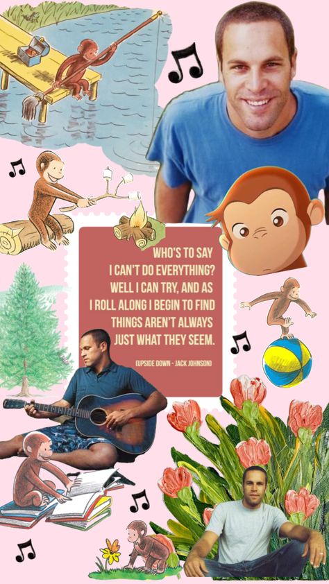 🎶🎤Upside Down #musicshuffle #music #curiousgeorge #fyp Upside Down Jack Johnson, Jack Johnson Aesthetic, Johnson Aesthetic, Summer Board, Jack Johnson, Curious George, Little Monkeys, College Dorm, Children's Books