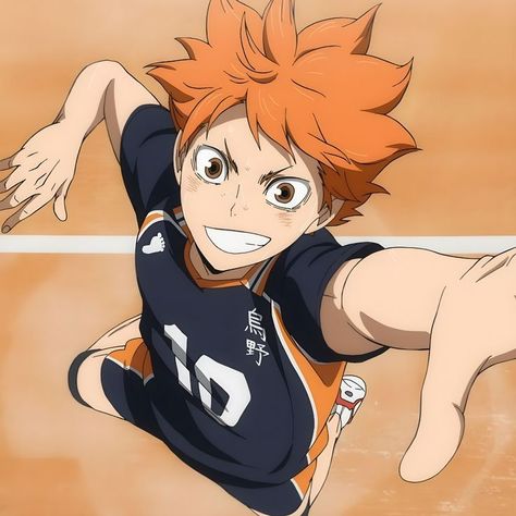 Haikyuu Hinata, Hinata Shoyo, Haikyuu Karasuno, Good Anime To Watch, Haikyuu Ships, Haikyuu Characters, Animated Icons, Haikyuu Anime, Haikyu!!