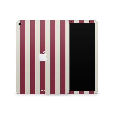 Transform your iPad into a stylish statement piece that reflects timeless comfort with the Cranberry Stripe iPad Skin + Case. Inspired by 90’s upholstery, the Holiday Stripes collection adds style, sophistication, and a timeless look that extends far beyond the holiday season. Add personality and class to your device with the Cranberry Stripe iPad Skin + Case. Ipad Air Case, Mini 8, Ipad Skin, Add Personality, Ipad Cases, Ipad Air, Ipad Pro, Ipad Case, Ipad Mini