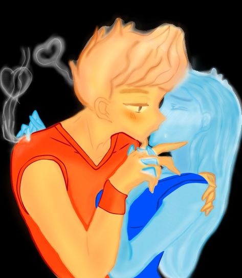 Fireboy🔥y Watergirl💧 love Fireboy And Watergirl, Fashion Drawing Sketches, Girl In Water, Opposites Attract, Fashion Drawing, Character Drawing, Drawing Sketches, Drawings, Water