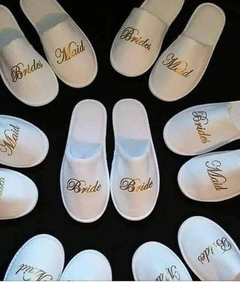 Bridal Boutique Interior, Bridesmaid Slippers, Wedding Shoes Bridesmaid, Personalized Baby Shower Favors, Nail Salon Decor, Bridesmaid Favors, Engagement Favors, Wedding Slippers, Pearl Bride