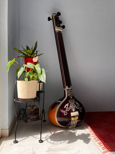 Tanpura Aesthetic, Hindustani Classical Music, Vision Board Pics, Indian Classical Music, Rabindranath Tagore, Indian Aesthetic, Diy Art Painting, Art Of Living, Classical Music