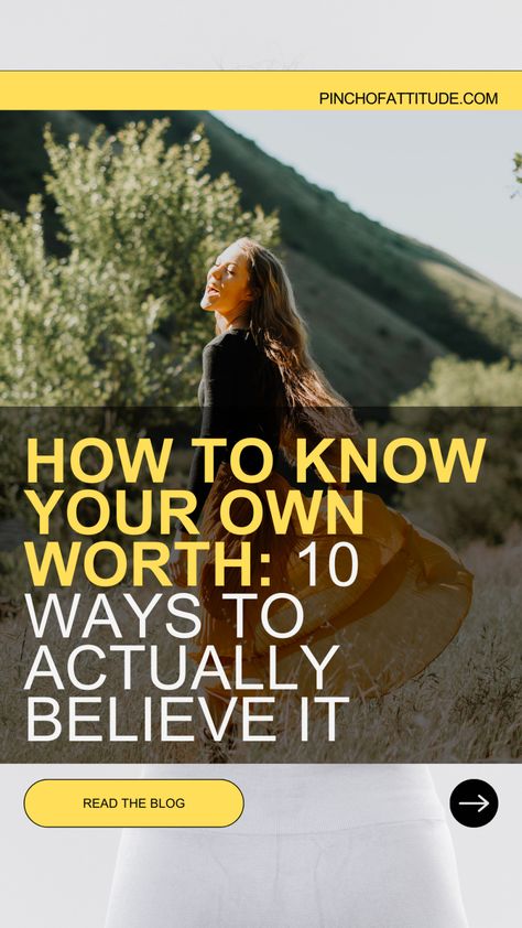 Confidence starts with knowing your own worth! Learn how to find your worth and boost your self-esteem with simple, empowering steps. When you know how to have self-worth, you attract everything you deserve and more! 🌈✨ #KnowingYourOwnWorth #HowToFindYourWorth #HowToHaveSelfWorth #HowToKnowYourWorth #HowToRealizeYourWorth Improve Self Worth, Loving Oneself, I Know My Worth, Know Your Worth, Knowing Your Worth, Self Image, When You Know, Self Worth, Hey There