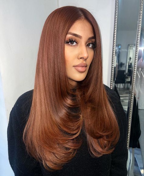 Hair Color For Morena Skin, Hair Color For Morena, Copper Brown Hair, Intrusive Thoughts, Brown Hair Looks, Ginger Hair Color, Gorgeous Hair Color, Hair Color Auburn, Hair 2024