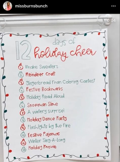 Christmas In Elementary School, Christmas Classroom Behavior Ideas, Christmas Iready Incentive Chart, Christmas Anchor Charts Kindergarten, Countdown To Christmas Break Classroom, Christmas Call Backs Classroom, Christmas Countdown Classroom Activities, Christmas Behavior Anchor Chart, Christmas Behavior Incentives