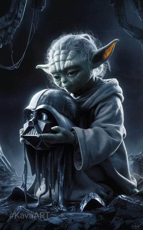 Star Wars Painting, Yoda Wallpaper, 7 Wallpaper, Android Art, Star Wars Background, Wallpapers Android, Star Wars Character, Star Wars Disney, Stars Wars