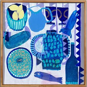 Fish Supper (framed) Matisse Fish Bowl, Fish Supper, Laura Thomas, Buy Art Online, Still Life Art, Natural Frame, Illustrations And Posters, Still Life Painting, Life Art