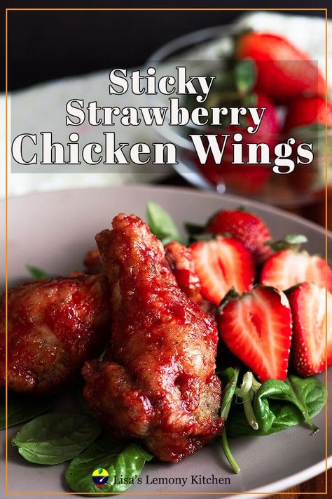 Fried chicken wings are easy to make and always turn out great, perfect for party finger food. Chicken wings are coated in cornflour and tapioca flour that makes them gluten free deep fried chicken wings thus deep fried these wings to golden brown perfection. This fried chicken wings recipe delivers a wonderful batch of perfectly fried chicken wings, for tossing in delicious sticky strawberry sauce. Perfect, when you have that craving for some delicious fried chicken! Fried Wings No Flour, Strawberry Wings Sauce, Strawberry Wings, Fried Chicken Wings Recipe, Strawberry Chicken, Deep Fried Chicken Wings, Deep Fried Chicken, Party Finger Food, Gourmet Chicken