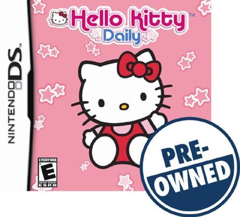 Hello Kitty Game, Hello Kitty Games, Old Nintendo, Nintendo Dsi, Nintendo Ds Games, Nintendo Switch Accessories, Ds Games, Outdoors Tattoo, Switch Lite