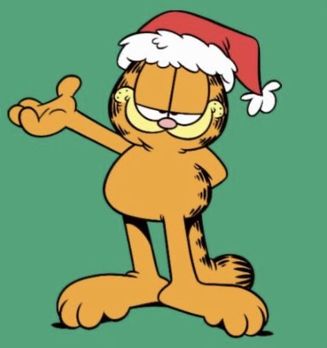 Garfield Christmas Pfp, Thanksgiving Garfield, Garfield Painting, Christmas Garfield, Odie Garfield, Garfield Stuff, Bauble Ideas, Emoji Gif, Garfield Wallpaper