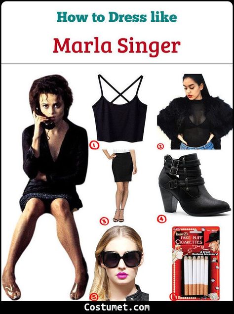 Marla Costume, Marla Singer Outfit, Halloween Ideas 2024, Sarah Connor Costume, Film Costume Ideas Women, Marla Singer Costume, Movies Halloween Costumes, Halloween Costumes Movies Characters, Movie Costume Ideas Women