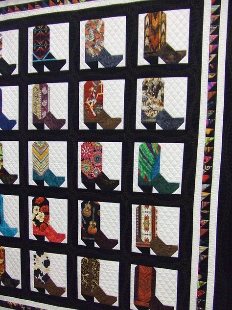 Southwestern Quilts, Texas Quilt, Cowboy Quilt, Western Quilts, Southwest Quilts, Horse Quilt, Quilt Modernen, Boy Quilts, Cowboy Boot