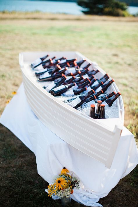 Beach Wedding Decorations Reception, Dream Beach Wedding, Boat Wedding, Nautical Wedding Theme, Beach Wedding Decorations, Beach Wedding Favors, Seaside Wedding, Maine Wedding, Coastal Wedding