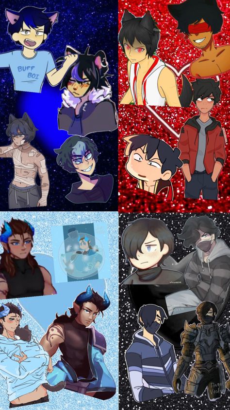 Ein X Aaron, Ein X Pierce, Ein Aphmau, Zane Aphmau, Aphmau Wallpaper, Aphmau Memes, Aphmau Pictures, Aphmau And Aaron, Aphmau Characters