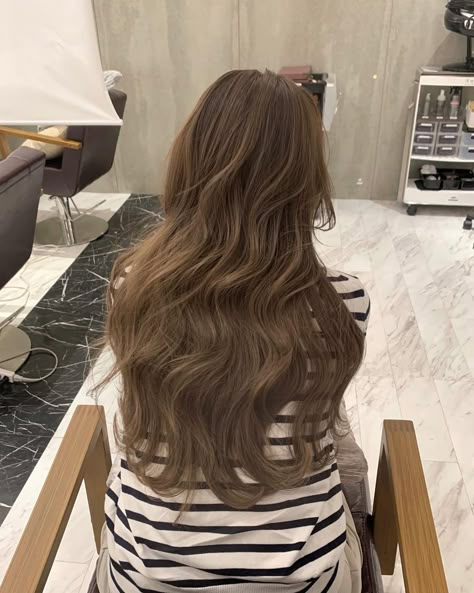 Brown Hairs, Golden Brown Hair Color, Hair 2025, Golden Brown Hair, Korean Hair Color, Brown Hair Inspo, Korean Hair, Brown Hair Color, Hair Dye Ideas