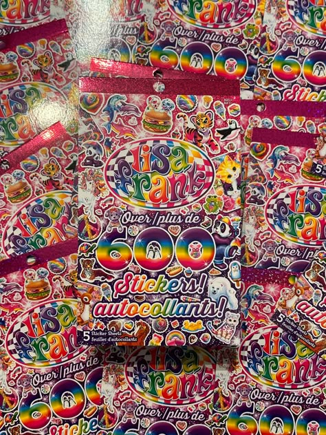 Super colourful and super fun! There is over 600 vibrant Lisa Frank stickers on 5 sheets in this cute sticker book. Perfect to add to any sticker or Lisa Frank fan collection. May contain some mis-cut stickers. Packaged with love 💕 Lisa Frank Art, Lisa Frank Aesthetic, Lisa Frank Birthday Party, Lisa Frank Stickers, Y2k Kawaii, Mickey Christmas, Sticker Packs, Lisa Frank, Memory Scrapbook