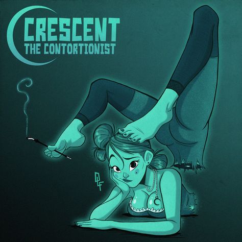 ArtStation - Crescent the Contortionist, David Lee Character Design Challenge, Drawing Ideas List, Creative Poses, Zine Design, David Lee, Design Challenge, Now And Then, Art Poses, Art Tutorials Drawing