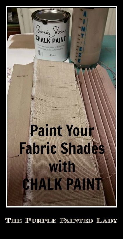 The Purple Painted Lady Painting Fabric Shades With CHALK PAINT.  We sell it for $34.95 and ship the SAME DAY YOU PLACE YOUR ORDER (Mon-Fri) Painting Fabric Window Shades, Painting Blinds Wood, Painting Accordian Fabric Shades, Painting Fabric Blinds, Diy Painted Curtains, Accordion Blinds, Paint Vertical Blinds, How To Paint Fabric With Chalk Paint, Painting Curtains