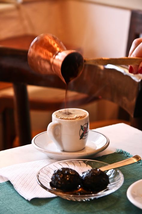 Greek coffee Loumidis ! | After an exhaustive ski day in Parnassos ... the greek coffee is the best medicine! Greek Coffee, Greek Cooking, Coffee Culture, Dark Roast, Turkish Coffee, A Cup Of Coffee, Chocolate Coffee, Coffee Cafe, Frappe