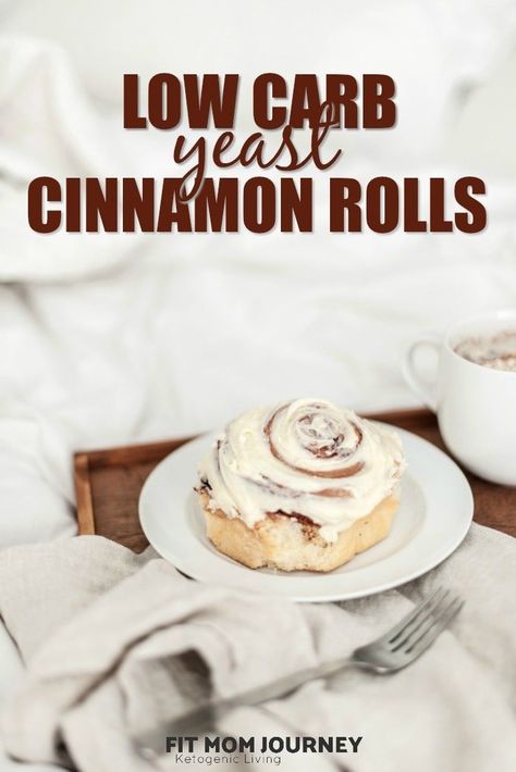 The best keto yeast bread product I've made to date. These Low Carb Yeast Cinnamon rolls are NOT gluten free, but they are as close as you're going to get to the cinnamon rolls that grandma used to make for Christmas morning. #ketorecipes #lowcarb #banting Low Carb Cinnamon Rolls, Yeast Cinnamon Rolls, Keto Brood, Yeast Rolls Recipe, Baking Power, Desayuno Keto, Keto Cinnamon, Keto Biscuits, Postre Keto