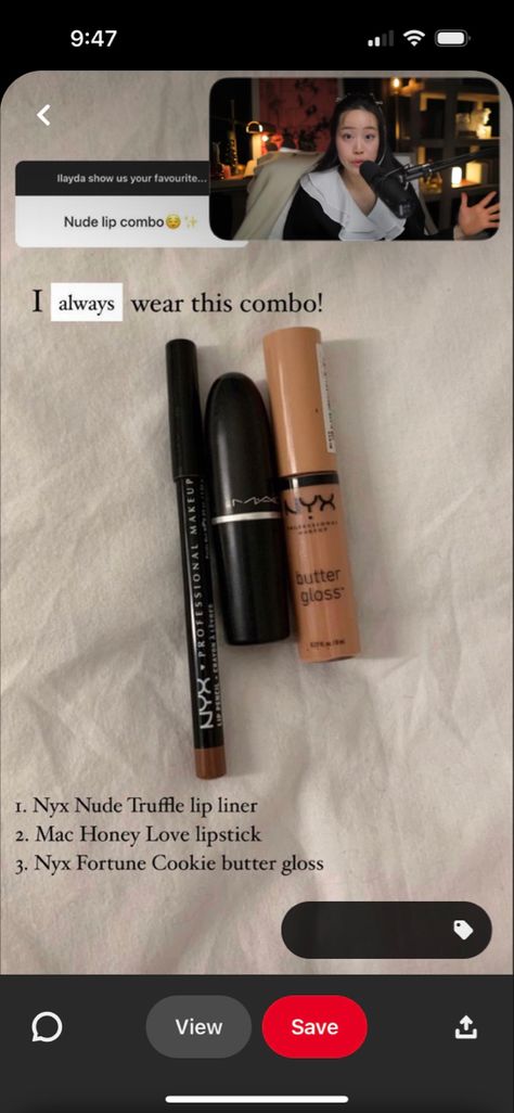 Brown Lip Liner, Nyx Butter Gloss, Honey Love, Fortune Cookie, Nude Lip, Lip Pencil, Nyx, Professional Makeup, Lip Liner