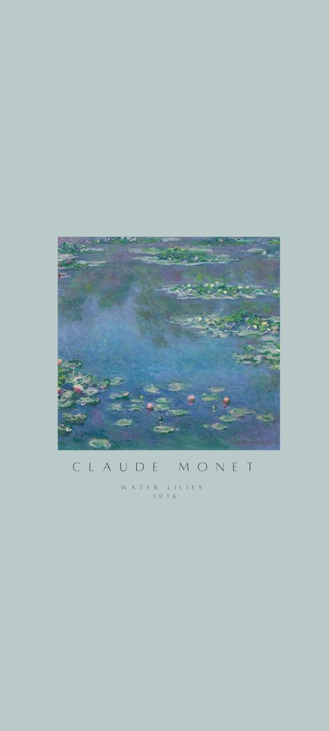 Claude Monet Aesthetic Wallpaper, Aestetic Wallpers For Phone, Monet Phone Wallpaper, Claude Monet Wallpaper Iphone, Claude Monet Background, Monet Backgrounds, Monet Wallpaper Aesthetic, Monet Water Lilies Wallpaper, Monet Art Wallpaper