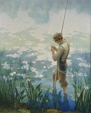 N C Wyeth, Jamie Wyeth, Nc Wyeth, Walden Pond, American Painters, Howard Pyle, Art Mom, Illustrative Art, Master Paintings