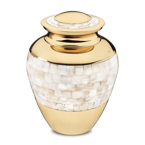 Mother of Pearl Cremation Urns | GetUrns Memorial Candle Holder, Wood Urn, Small Urns, Memorial Candle, Keepsake Urns, Memorial Urns, Human Ashes, Pet Urns, Cremation Jewelry