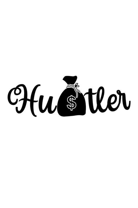 Hustlers Wallpaper, Hustler Tattoos Men, Hustlers Aesthetic, Hustler Aesthetic, Hustle Drawing, Hustler Tattoo, Gangster Letters, Hustle Logo, Cricket Designs