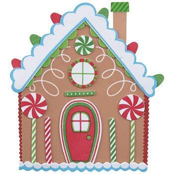 Flat Gingerbread House, Green Bars, Doll Applique, House Shapes, Gingerbread House Craft, Christmas Corner, Gingerbread House Designs, House Craft, Gingerbread Crafts