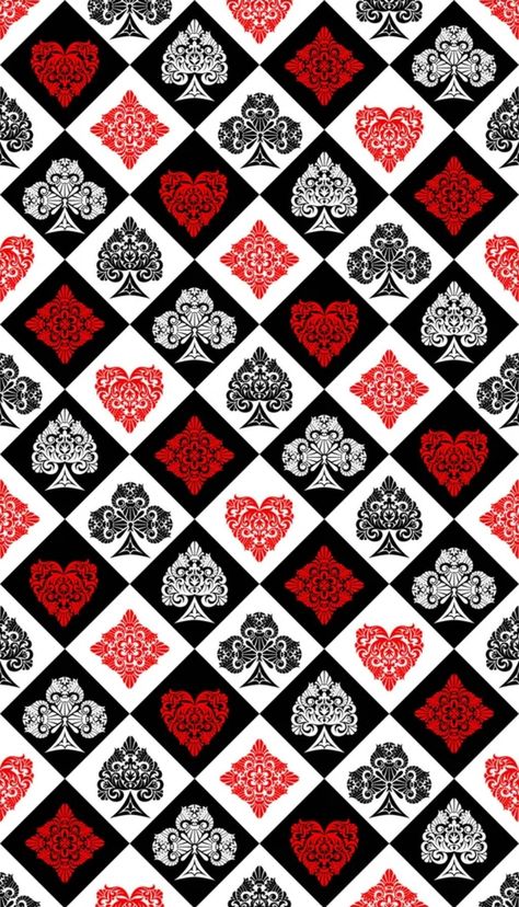 Suit Art, Feel Good Pictures, Queen Of Hearts Card, Magic Illusions, Heart Collage, Beautiful Flower Drawings, Playing Cards Art, Halloween Coloring Book, Hipster Wallpaper