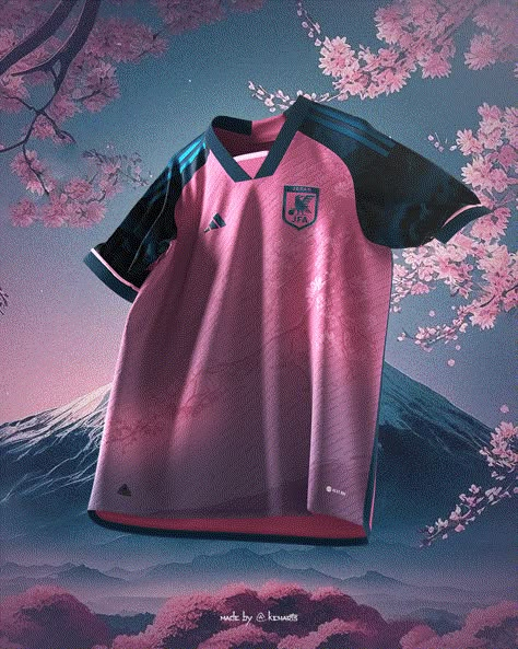 Concept Kit - Japan :: Behance Jersey Design Ideas Aesthetic, Japan Jersey Football, Sport Jersey Design Ideas, Sport Tshirt Designs Graphics, Simple Jersey Design, Sports Jersey Design Football, Cool Jersey Design, Soccer Jersey Design Ideas, Jersey Ideas Design